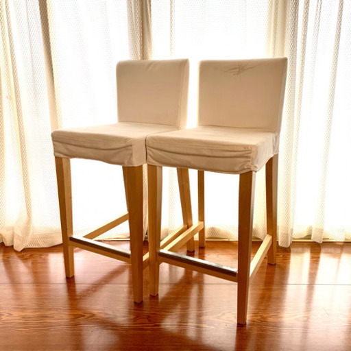 IKEA カウンターチェア / ハイチェア / 椅子 2脚あります