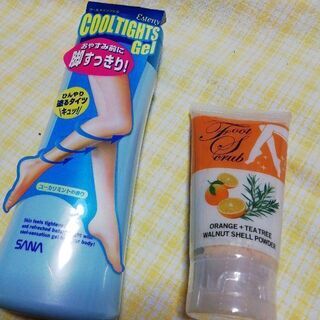 ボディ　マッサージ美容液&フットスクラブ