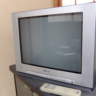 地デジチューナー付きブラウン管21型テレビ