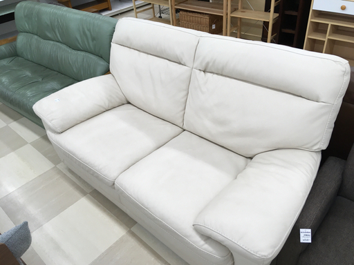 2人掛けソファー アイボリー