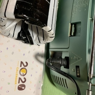 アイワ ラジカセと阪神タイガース CoCo壱番屋カレンダーの画像