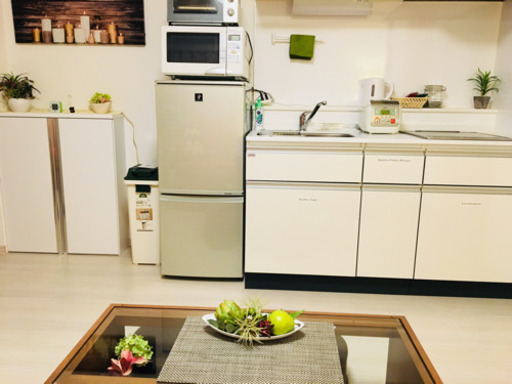 家電一式　冷蔵庫\u0026電子レンジ\u0026炊飯器\u0026トースター\u0026電気ケトル\u0026洗濯機\u0026ランドリーラック