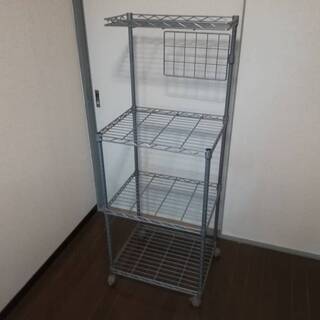 スチールラック　4段　キッチン　収納　メタルラック★