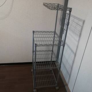 スチールラック　4段　キッチン　収納　メタルラック★の画像