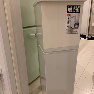 ダストボックス/新品未使用 2段 下ペダル式 パッキン付きの画像