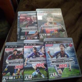 （決定済み）PS3 ウイニングイレブン5本セット　差し上げます。