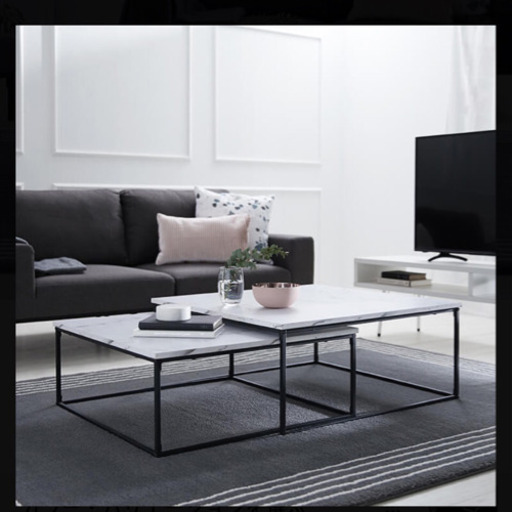 LOWYAリビングテーブル ローテーブル ネストテーブル ローデスク