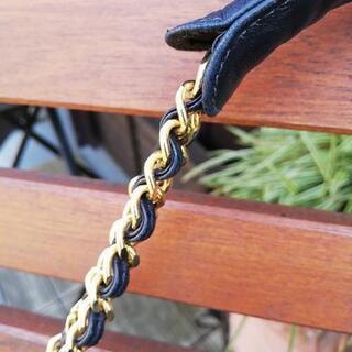 【終了】ヴィンテージ チェーンバッグ ネイビーの画像