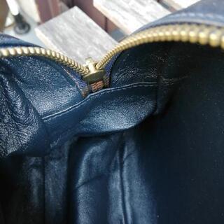 【終了】ヴィンテージ チェーンバッグ ネイビーの画像