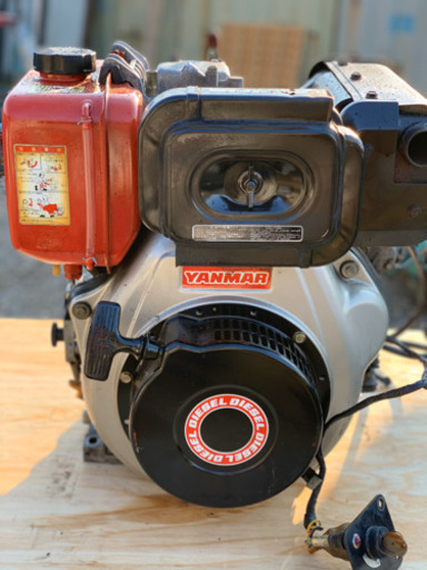 ヤンマー空冷式ディーゼルエンジンL90ASESM セル式　鍵あり