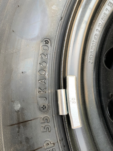 ハイエース新車外しタイヤ4本セット③（スチールホイール組）
