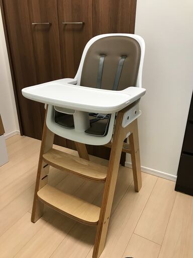【ほぼ未使用】オクソートット(oxo tot) スプラウトチェア / ベビーチェア ハイチェア/ 生後6ヶ月から5歳まで