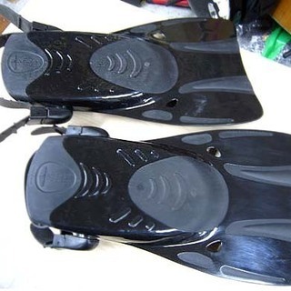 中古 リーフツアラー シュノーケリング RF0106_BK ブラック 軽量ストラップフィン Lサイズ 札幌市 白石区 東札幌の画像