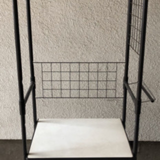 電子レンジ、ハンガーラック×2個の画像