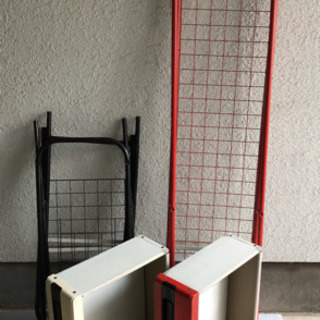 電子レンジ、ハンガーラック×2個の画像