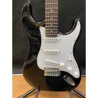 ②エレキギター　BUSKER'S　BST-STD （BLK）　ストラトキャスタータイプ　購入日2019.12.13の画像
