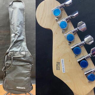 ②エレキギター　BUSKER'S　BST-STD （BLK）　ストラトキャスタータイプ　購入日2019.12.13の画像