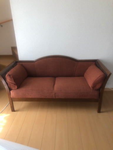 中古　カリモク　ソファ　2人掛け
