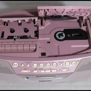 新生活！3850円 SONY ソニー CDラジカセ 2011年製 スモーキーピンクの画像