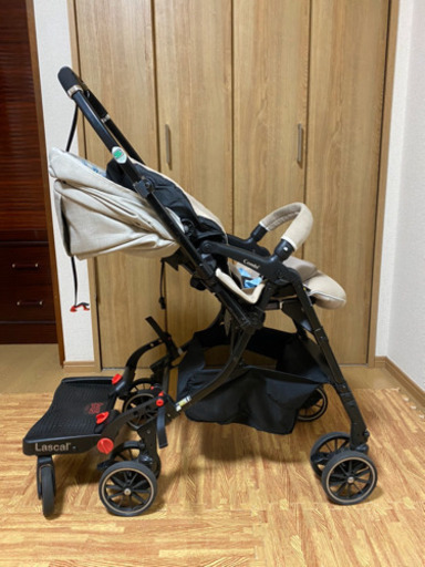 【値下げ】コンビメチャカルハンディ オート4キャス エッグショック HG ＋ラスカル（Lascal）バギーボードセット