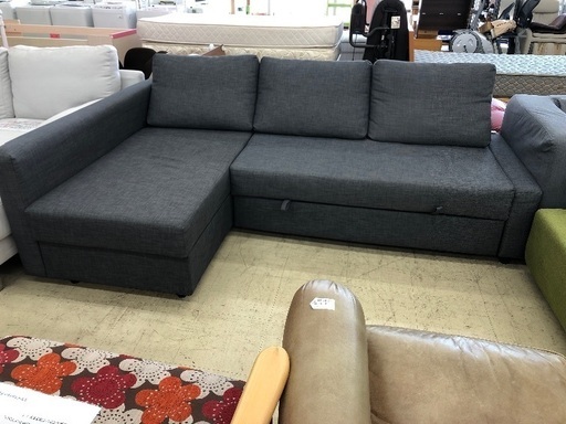 3人掛けカウチソファー　IKEA