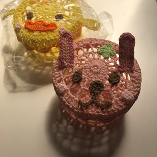 うさぎとヒヨコの入れ物