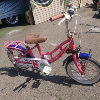 ピンクの子供自転車☆14インチ☆