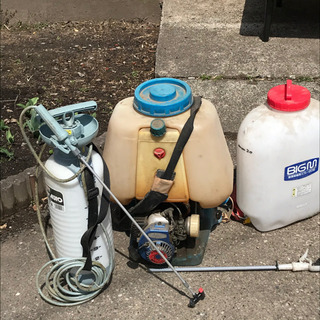 噴霧器3種エンジン付き有り