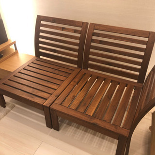 IKEA ガーデンチェア　APPLARO(2個で1セット)