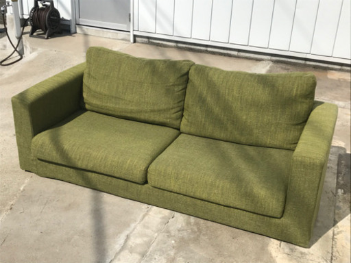 ND style トリプルソファー　グリーン　別売脚付