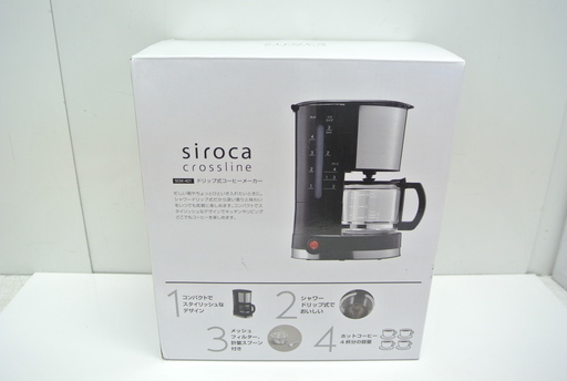 ＊未使用品 Siroca ドリップ式コーヒーメーカー SCM-401