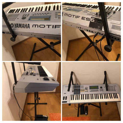 YAMAHA MOTIF ES6 プロ用 シンセサイザー キーボード 色々セット 激安早い者勝ち（自宅まで取りに来て下さる方限定）