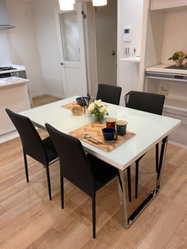 一旦受付停止中です　新品 ダイニングテーブルセット ニトリ