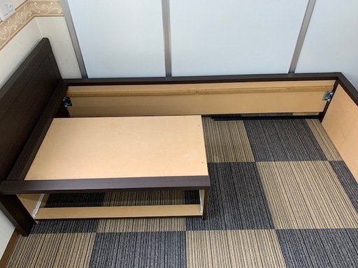 収納付き　シングルベッド　畳タイプ　引き取り限定