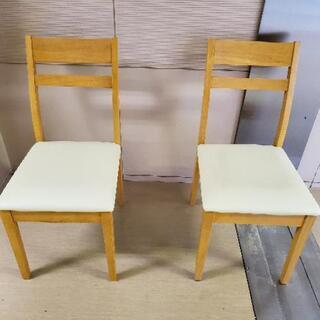 椅子　ホワイト　2～4脚の画像