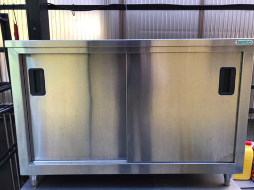 業務用　調理台　引き戸　Tanico タニコー キャビネット　幅120×奥行60×高80 　（上）