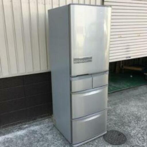 HITACHI 日立 冷凍冷蔵庫 (415L） 5ドア R-S42BM (S) シルバー ビック\u0026スリム 2012年製