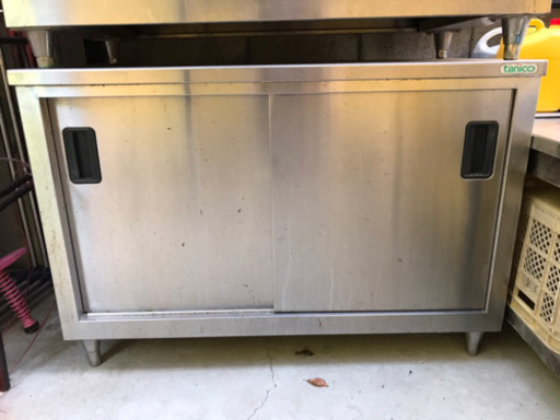 業務用　調理台　引き戸　Tanico タニコー キャビネット　幅120×奥行60×高80 　（下）