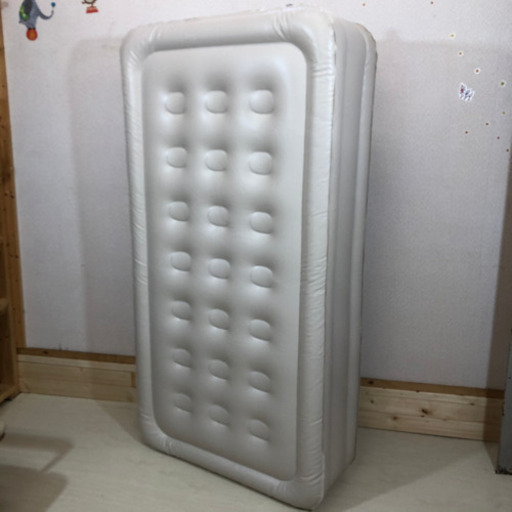 美品 極厚電動エアー式ベッド✨USED品エアーベッド☆100V・縦180×横95×厚み35㎝ electric air pump