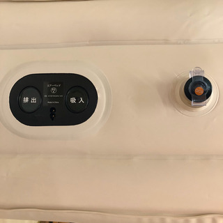 美品 極厚電動エアー式ベッド✨USED品😄エアーベッド☆100V・縦180×横95×厚み35㎝ electric air pumpの画像