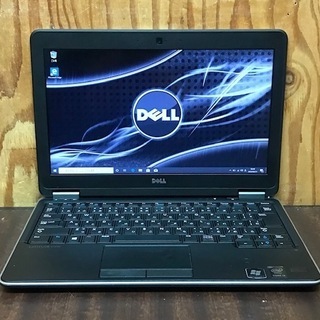 【値下げ！】【新品SSD250GB超高速】【テレワークに最適】DELL Latitude E7240 /i3-4030U/メモリ4GB//Win10/Office/カメラ