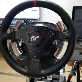 「スラストマスターT500RS セット + レーシングホイールスタンド + Hパターンマニュアルシフト TH8Aの画像