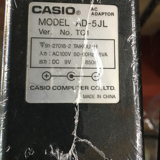 SD0271　　★美品　CASIOキーボードCTK-650　ACアダプター付の画像