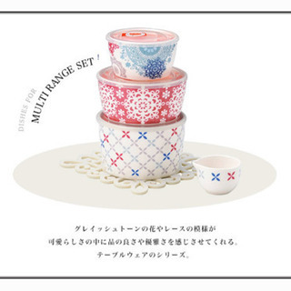 〈新品未使用〉〈マルチレンジボウル4点set〉〈密閉蓋付き〉の画像