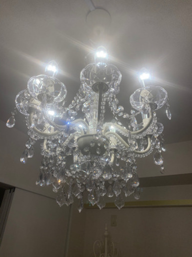 オシャレなシャンデリア　電球未使用