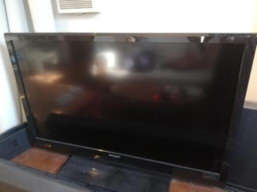 SHARP 32インチ テレビ（外付けHDDに録画機能付き）