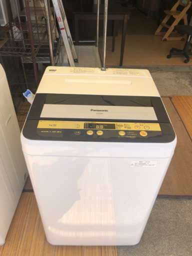 【リサイクルサービス八光　田上店　安心の1か月保証　配達・設置OK】パナソニック 4.5kg 全自動洗濯機　ブルーPanasonic NA-F45B6-A