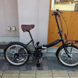 CRAZE[クレイズ]20吋 折り畳み自転車 外装6段/LEDオート/ブラック