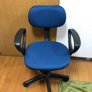 【譲ります】デスク用チェア サンワサプライ（ブルー）