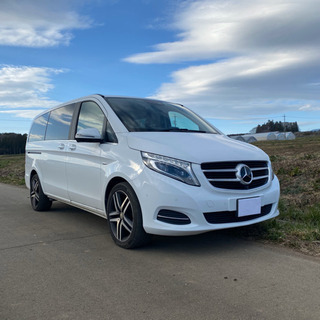メルセデス・ベンツ、Vクラス、V220d、ロングアバンギャルド、白、新車から3年、丸2年車検ありの画像